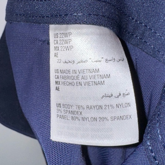 JM Collection Blue Dress Pants Size 22WP - Picture 7 of 7